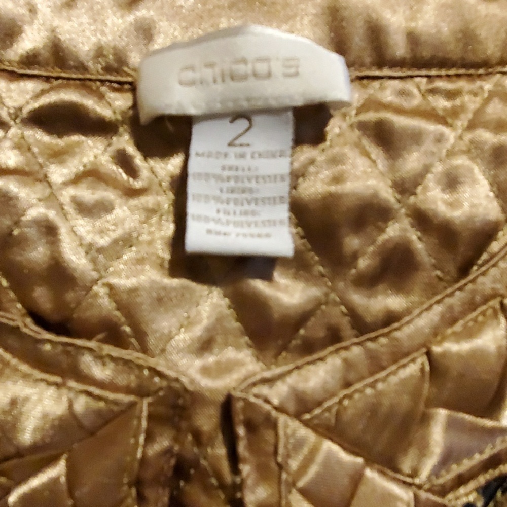 Chico's Leopard Jacket - Picture 2 of 2